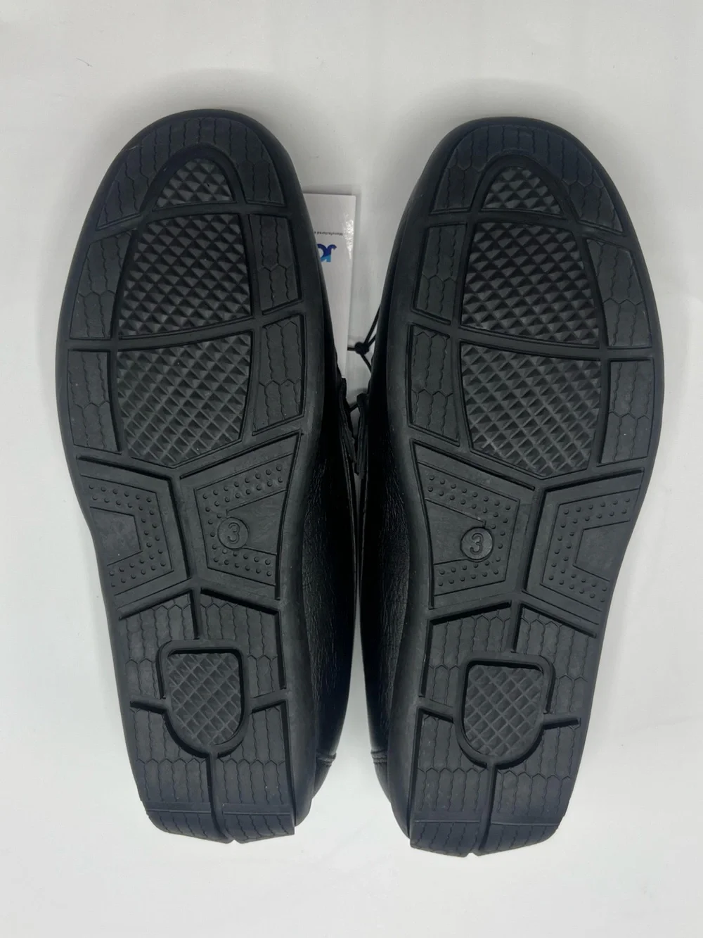 Josmo boys Black Slip-On Bit Loafers with Silver Hardware